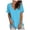 Blue, variant on Rezuofi 2 Pcs Womens Summer 2025 V Neck Casual Tunic Tops Spring Fashion Basic Trendy Outfits