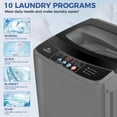 Nictemaw Portable Washing Machine 17.8Lbs Large Capacity 2.4 Cu.ft