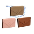 thumbnail image 5 of Riousery Women Card Case Soft PU Leather RFID Blocking Credit Card Wallet Small Portable Holder Brown 4.3 in / 11 cm, 5 of 9
