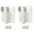 thumbnail image 1 of 2 Sets Stainless Steel Sliding Latch Durable Gate Latch Safety Door Lock, 1 of 8