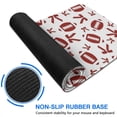 thumbnail image 6 of Long Mouse Pads for Desk,Football and Ribbon Shapes Pattern Desk Mats on Top Of Desks, Desk Mouse Pad Extra Large with 3mm Non-Slip Base and Stitched Edge for Gaming,Office,Work,Home 31.5"x11.8", 6 of 6