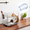 thumbnail image 7 of REGALWOVEN Kitchen Sink Rack Feet, Plastic Sink Protector Feet with Bumpers Cover Black, 7 of 7