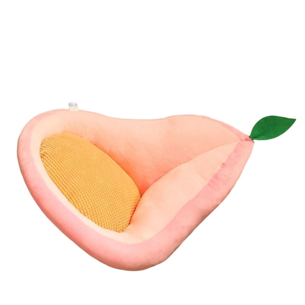 Bearachild cojín para silla con forma de fruta, cojín para asiento, sillón, Tatami, ventana, sofá, cama, decoración de suelo, cojines, Decoración del hogar Durazno Bearachild HA084456-01