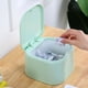 thumbnail image 2 of Mini bote de basura Wosthever desmontable ABS PP con tapa Rosa, 2 of 6