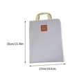 thumbnail image 2 of TEHAUX 2Pcs Lightweight Portable Briefcase Canvas Laptop Container for Document and Tablet Storage, 2 of 8