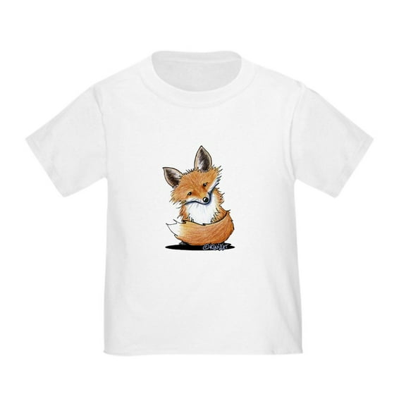 CafePress - Kiniart Fox Toddler T Shirt - Cute Toddler T-Shirt, 100% Cotton