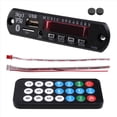 thumbnail image 2 of Wireless Bluetooth 5.0 Decoder Board 5.0 DC 12V MP3 WMA Audio Module USB TF Radio with Remote Control, 2 of 8