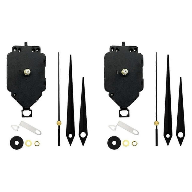 2 Set DIY Clock Movement Kit Replacement Parts