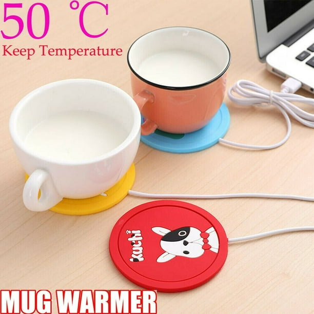 USB Plug Smart Electric Heater Pad Auto Cup Mug Warmer Coffee Tea