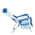 thumbnail image 4 of GCI Outdoor Bi-Fold Beach Chair Compact Low Profile Reclining Chair, Wave Blue, 4 of 9