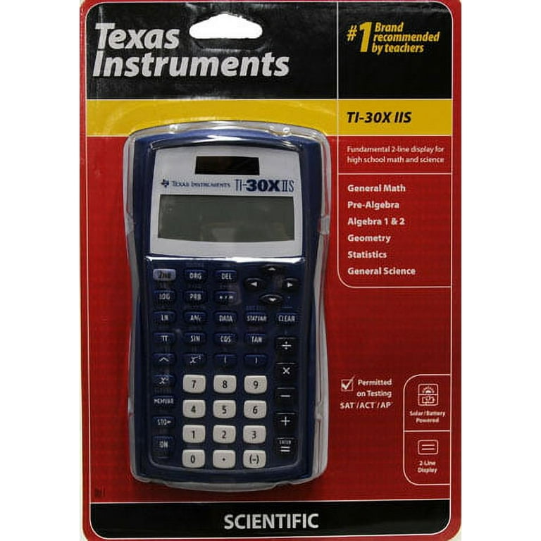 Texas Instruments Ti-30xiis Solar Scient - Walmart.com