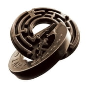 BePuzzled | Labyrinth Hanayama Cast Metal Brainteaser Puzzle Mensa Rated Level 5, for Ages 12 and Up
