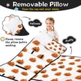 thumbnail image 3 of White Halloween Pumpkins Toddler Nap Mats for Kids Preschool,50"x20" Sleeping Mat Bag or Kids,Toddler Sleeping Bag,Toddler Nap Mat or Daycare, 3 of 6