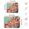 thumbnail image 4 of Yayeee Dish Drying Mat for Kitchen Counter 16"x18" Microfiber Absorbent Pad, Cityscape Painting, 4 of 7