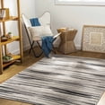 thumbnail image 4 of Hauteloom Harran Living Room, Bedroom Area Rug - Contemporary - Black, Charcoal, Gray - 4'3" x 5'11", 4 of 7