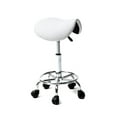 thumbnail image 7 of SalonMore Rolling Swivel Salon Stool,Saddle Massage Spa Salon Stool White, 7 of 7