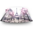 thumbnail image 4 of Romantic Paris Pillow Covers Soft Crystal Velvet Decor Giftsative Cushion Covers Square Throw Pillow Covers Home Decor Gifts for Sofa, 16×16 Inch, 4 of 7