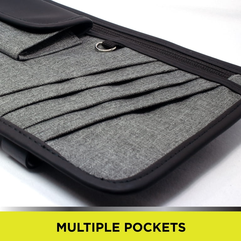 Auto Drive Car Sun Visor Organizer with Storage Pockets photo 5