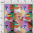 thumbnail image 2 of oneOone Cotton Poplin Amethyst Fabric Abstracts Sewing Craft Projects Fabric Prints By Yard 56 Inch Wide, 2 of 6