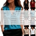 thumbnail image 6 of Posijego Silk Tank Tops for Women Dressy V Neck Blouses Tops Business Casual Office Sleeveless Satin Work Tank Shirts, 6 of 6