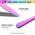 thumbnail image 5 of 20 Piece Silverware Set Service for 4, Stainless Steel Flatware Set, Mirror Polished Cutlery Utensil Set, Durable Home Kitchen Eating Tableware Set, Fork Knife Spoon Set, Dishwasher Safe, Rainbow, 5 of 7