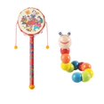 thumbnail image 3 of 6 instrumentos musicales de juguete para niños pequeños, instrumentos de percusión de madera, pandereta para niños y niñas, 3 of 5
