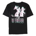 thumbnail image 2 of Elevenparis Hombre No Tourists Camiseta gráfica negra S, 2 of 2
