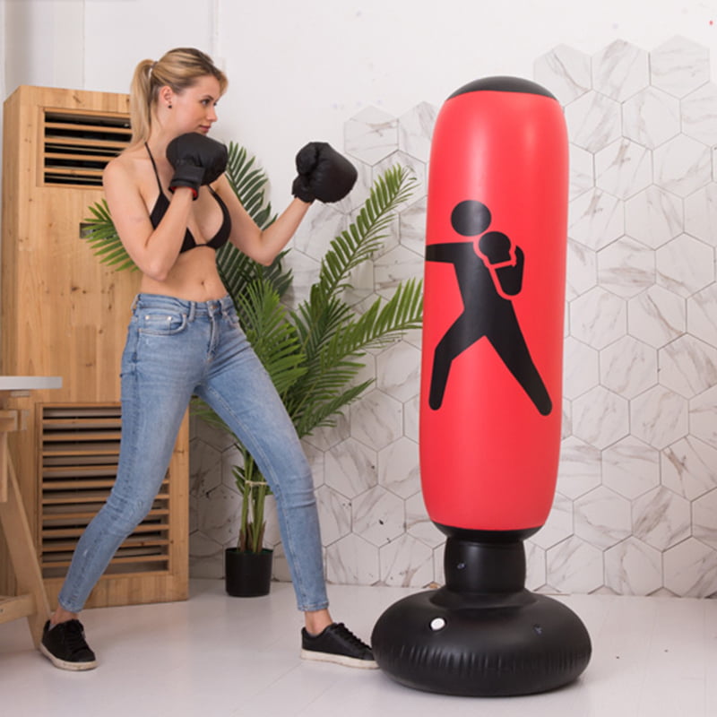 Details about   Heavy Boxing Punching Bag Free Standing Cardio Training Kickboxing Adult MMA US 