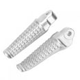 thumbnail image 4 of 2Pcs Aluminum Rear Footrest Foot Pegs Pedal Motorcycle Accessory Fit for Suzuki GSXR600 1996-20, 4 of 8