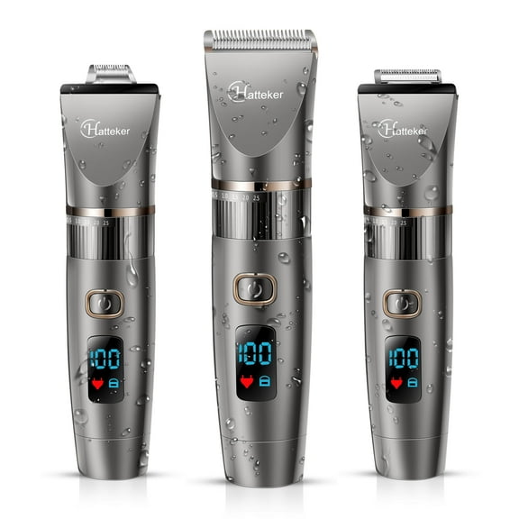 Hatteker Men’s Beard Trimmer 3 in 1 Grooming Kit Cordless Hair Trimmer Hair Clipper for Men