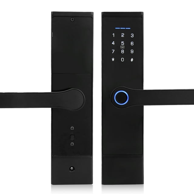 Teclado De Contraseña De La Puerta, Desbloqueo De La Aplicación Bluetooth Bloqueo De Huellas Dactilares A Prueba De Agua Para Productos Domésticos Para Seguridad Interior Para