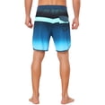 thumbnail image 3 of INSPIRE CHIC Men's Summer Drawstring Elastic Waist Color Block Beach Shorts 32 Dark Blue, 3 of 5