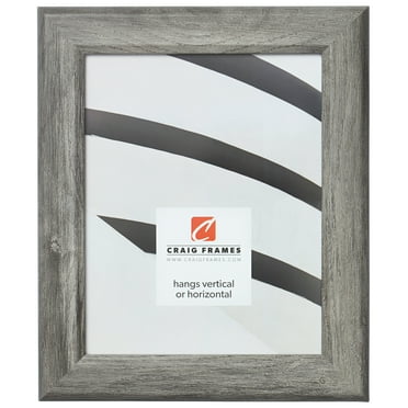 Craig Frames Arthur, 9x11 inch Picture Frame, Gray Barnwood