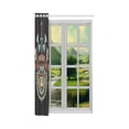 thumbnail image 3 of MKHERT Viking Pirates Skull Window Curtain Living Room,Bedroom Window Drapes 52x84 inch, 3 of 3