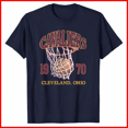 thumbnail image 1 of T-shirt Graphique Logo de Basketball Cleveland Style Sport Rétro Haut de Fan Cadeau, pour Unisexe jusqu'à 5TG, 1 of 4