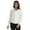 White, variant on Phagun Long Sleeve Formal Shirts For Womens Solid Button Down Collar Neck Shirt