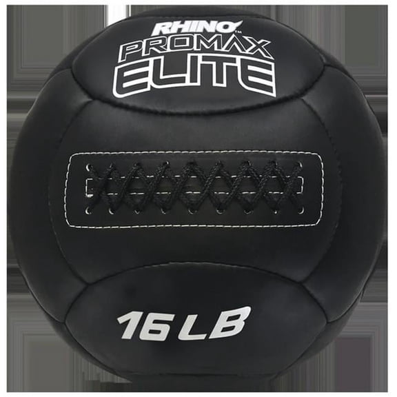 Champion Sports  16 lbs Rhino Promax Elite Medicine Ball, Black