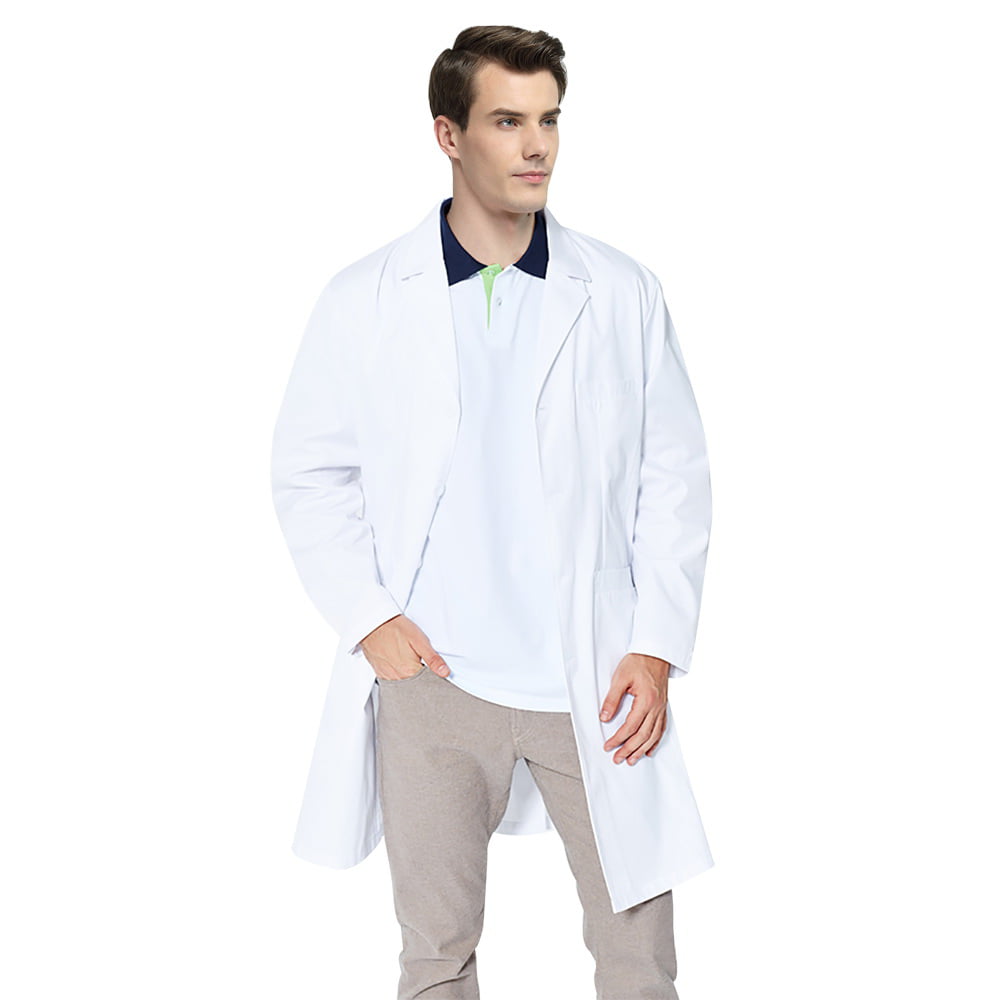 TOPTIE Unisex Work Wear Long Sleeve Lab Coat 