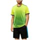 thumbnail image 1 of Odeerbi Niños Niñas Rápido Seco Juego de Entrenamiento de Fútbol Gradiente Geométrico Cuello En V Camiseta Shorts Conjunto Atlético Para 5-17 Años, 1 of 7