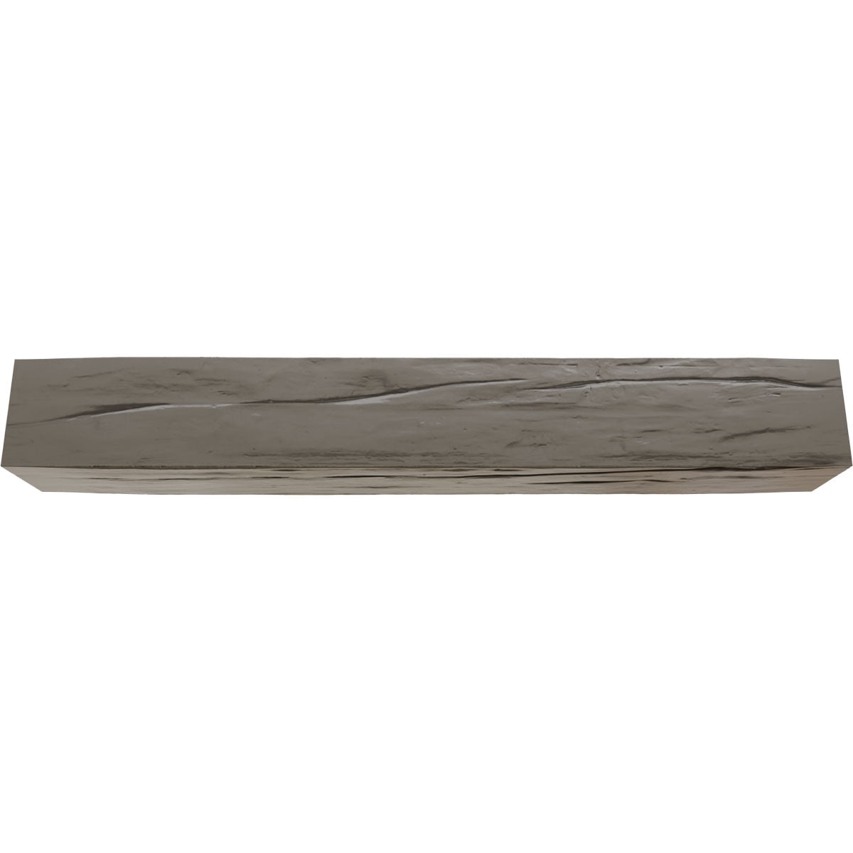 Ekena Millwork 12"W x 10"H x 16'L 3-Sided (U-beam) Riverwood Endurathane Faux Wood Ceiling Beam, Burnished Honey Dew