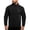 Black-A, variant on Men's Tactical Fleece Jacket, Quarter Zip Pullover Sweatshirt Stand Collar Thick Warm Polar Tech Long Sleeve Top Fall Winter Outdoor Sports Jacket with Zipper Pocket Gray-A