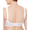 Wireless Plus Size Bra Wide Strap Unlined Minimizer Full Coverage 36 38