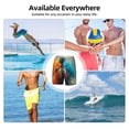 thumbnail image 5 of Kdxio Surreal Body Art Print Men's Swim Trunks with Compression Liner 7 Inch Inseam Quick Dry Swim Shorts, 5 of 5