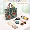 thumbnail image 5 of FORMRS Womens Corduroy Tote Bag Crossbody Shoulder Handbag with Pocket, Retro Christmas Poinsettia, 5 of 7
