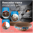 thumbnail image 2 of Rascador Bloosom  Para Gato Rascador Cama Circular 30 Cm Café, 2 of 4