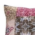 thumbnail image 3 of Benjara 36 L x 20 W Cotton King Size Pillow Sham with Floral Print, Red and Brown, 3 of 5