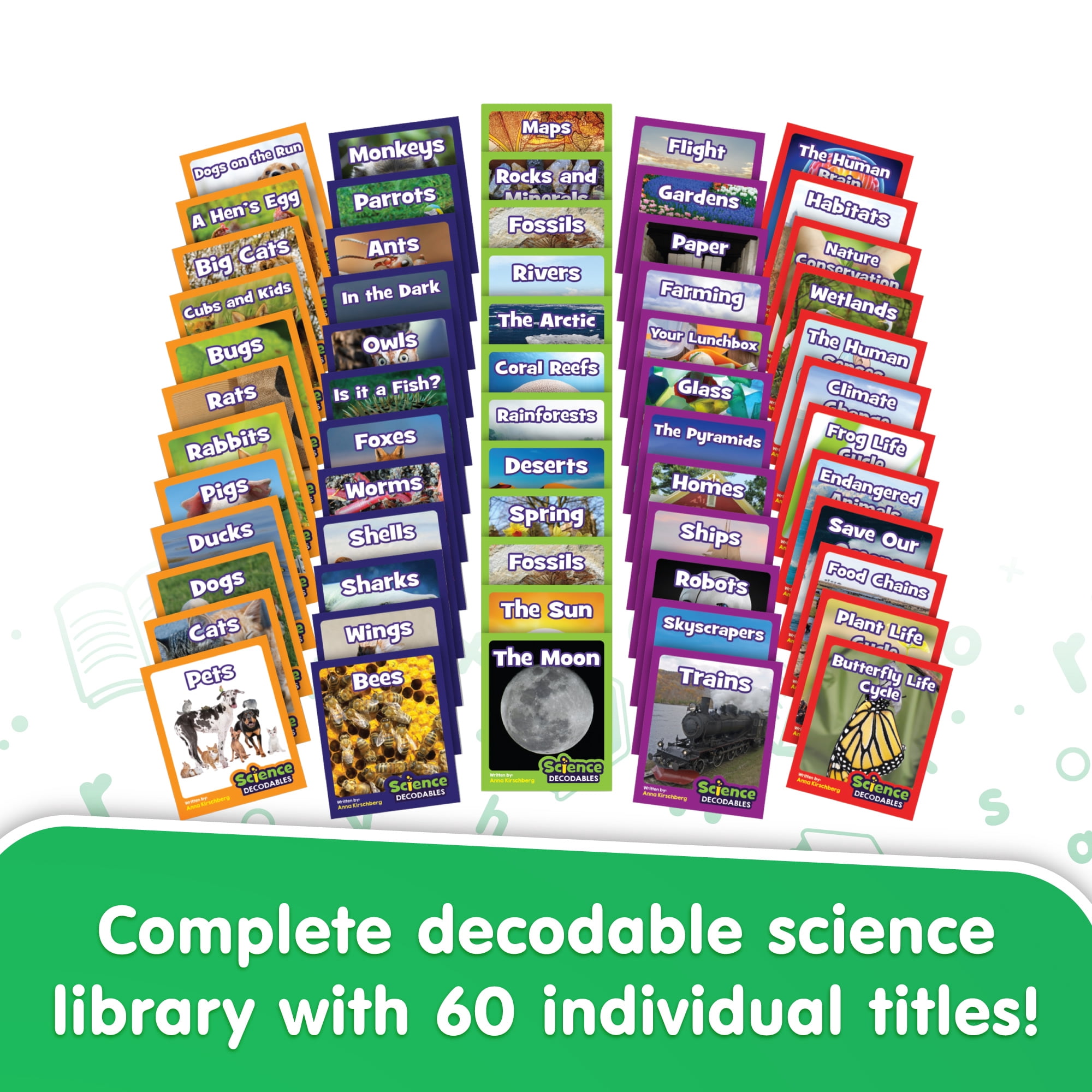 Junior Learning Science Decodables Non-Fiction Boxed Educational Learning Set