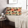 thumbnail image 6 of Lsque Colorful Hawaii Palms Pattern Pillow Case – Soft & Cozy Throw Pillow Cover, Hypoallergenic Cushion Case for Sleeping Women with Envelope Closure-14"x20", 6 of 6