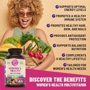 Womens Daily Multivitamin and Multimineral Supplement, Made for Women.