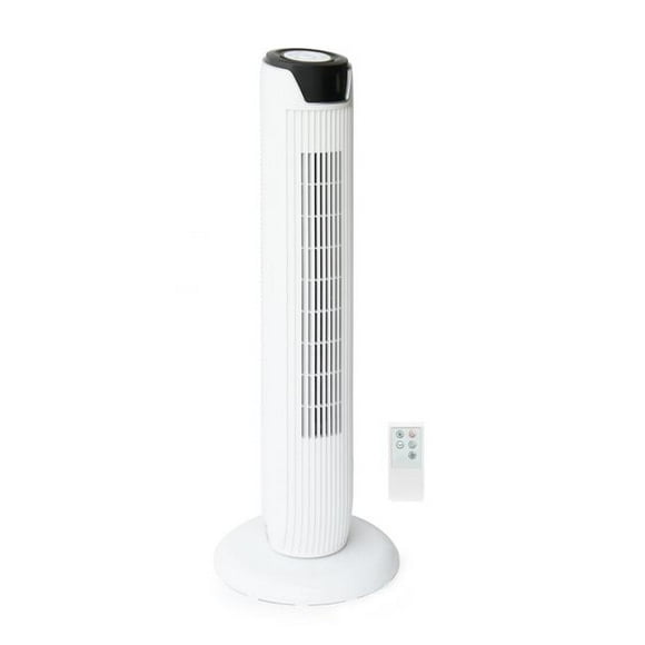 Ventilateur Tour 36 Po, Blanc